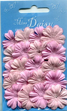 Set of 20 petals 25mm rose light pink