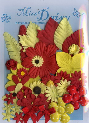 Flower Set  red yellow