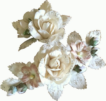 Glamour Rose Set, white