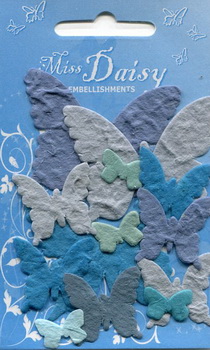 Diecut Set Butterflies blue