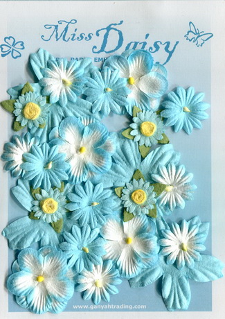 Mixed Flower Set blue