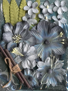 English Garden 1 Flower Sets , grey