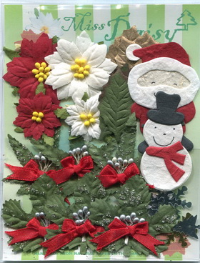 Assorted Xmas embellishments for <br>gift and card decoration