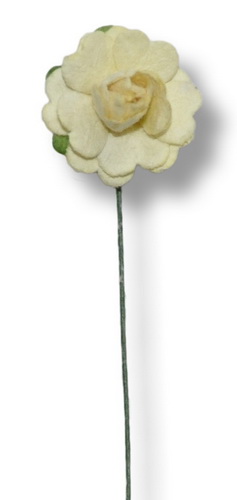 SMALL STEMMED ROSE 20x50mm  open