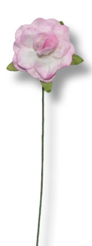 SMALL STEMMED ROSE 20x60mm  open