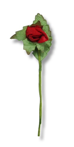 STEMMED ROSE  15x60mm closed