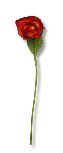 STEMMED ROSE  20x60mm  semiopen