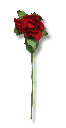 STEMMED ROSE 25x60mm semiopen