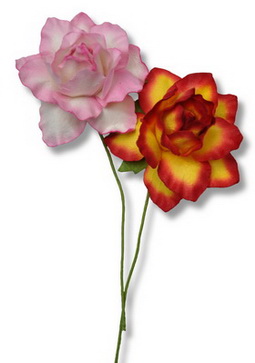 STEMMED ROSE  30x80mm  open